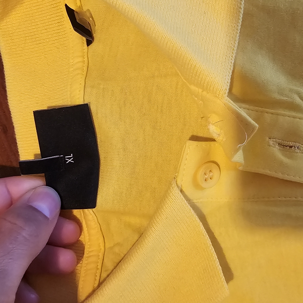 Yellow Polo Shirt XL
